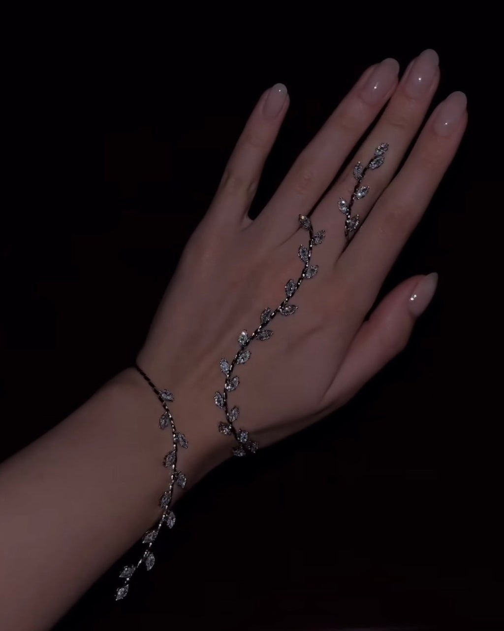 Petal Radiance Hand Jewelery