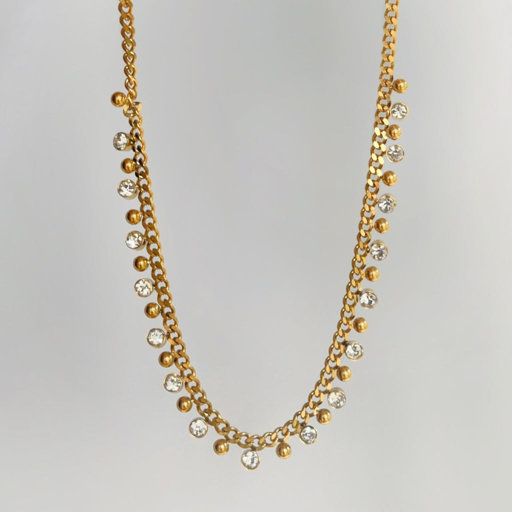 Royal Rhinestone Core Necklace